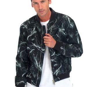 WEIV LA Bolt Bomber Jacket NWT